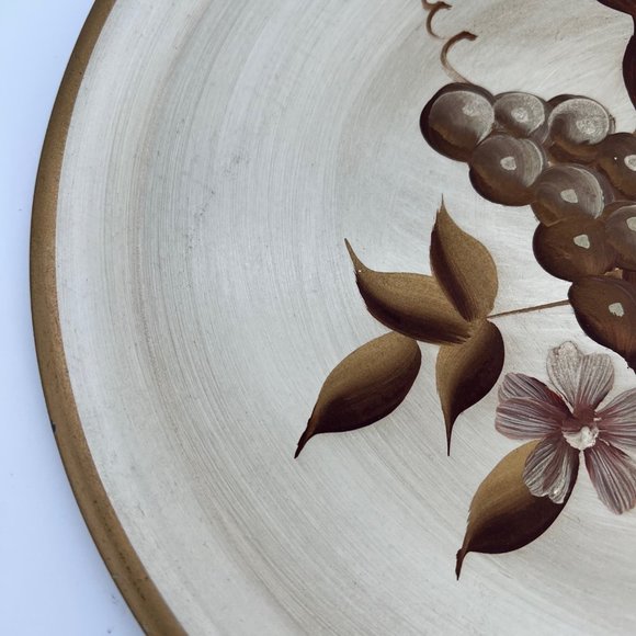 Vintage Pilgram Art Tole Tray - White and Gold Floral Design - Number 500 - Picture 3 of 6